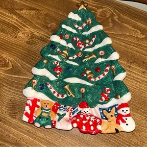 Festive Ceramic Christmas Tree Decor
